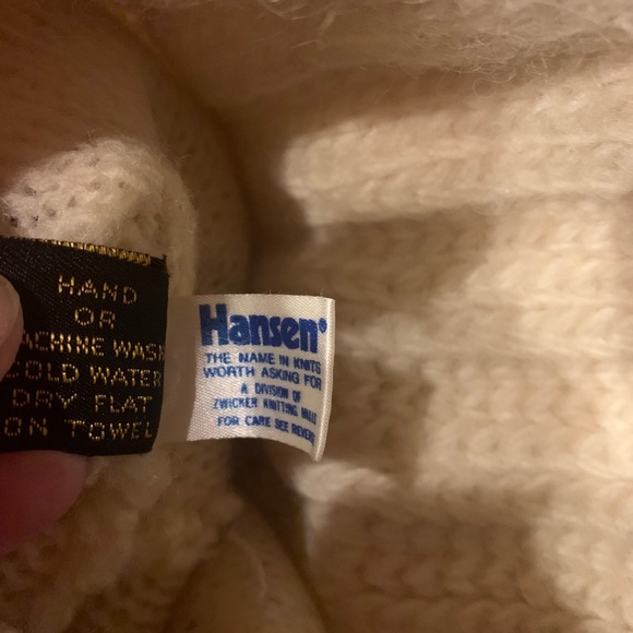 EUC vintage Hansen (Zwicker) off-white wool hat - Picture 7 of 8